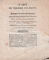 L'art de vérifier les dates, ou histoire de tous les peuples, de tous les rois et de totutes les poques, depuis la naissance de Jesus-Christ jusqu'en 1818