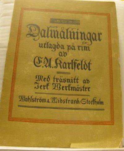 Dalmålningar utlagda på rim. Med träsnitt av Jerk…