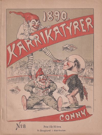 Karrikatyrer 1890 af Conny. No 8.