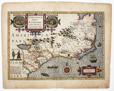 Virginia Item et Floridae Americae Privinciarum, nova Descriptio