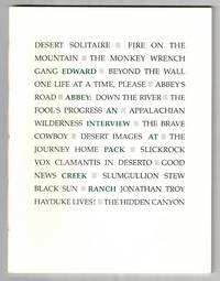 Edward Abbey: An Interview at Pack Creek Ranch