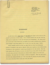 The Medicine Man (Original treatment script for an unproduced film)