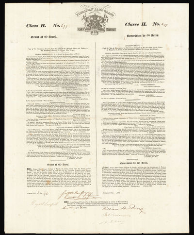 Poyaisian Land Grant.