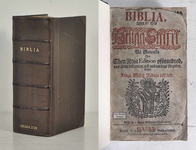 Biblia, thet är then heliga skrifft på swensko…