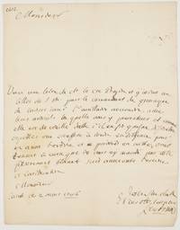 image of Autograph Letter Signed in French with translation, to Count Birago, Captain of Auxiliaries and Commanding the Canale Brigades at Cherasco (French Querasque), (Karl Sigmund Friedrich Wilhelm, 1692-1755, General of Infantry in the Piedmontese Army in the War of the Austrian Succession, Baron)
