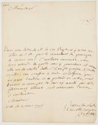 Autograph Letter Signed in French with translation, to Count Birago, Captain of Auxiliaries and Commanding the Canale Brigades at Cherasco (French Querasque), (Karl Sigmund Friedrich Wilhelm, 1692-1755, General of Infantry in the Piedmontese Army in the War of the Austrian Succession, Baron)