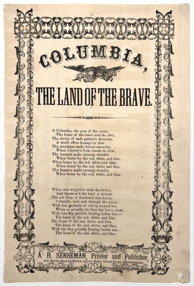 "Columbia, The Land of the Brave" -...