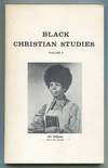 Black Christian Studies. Volume I.
