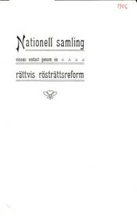 Nationell samling vinnes endast genom en rättvis…