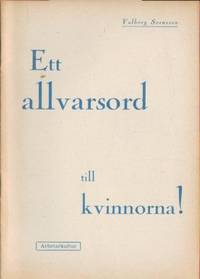 Ett allvarsord till kvinnorna!