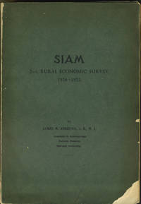 image of Siam. 2nd Rural Economic Survey 1934-1935