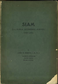 Siam. 2nd Rural Economic Survey 1934-1935