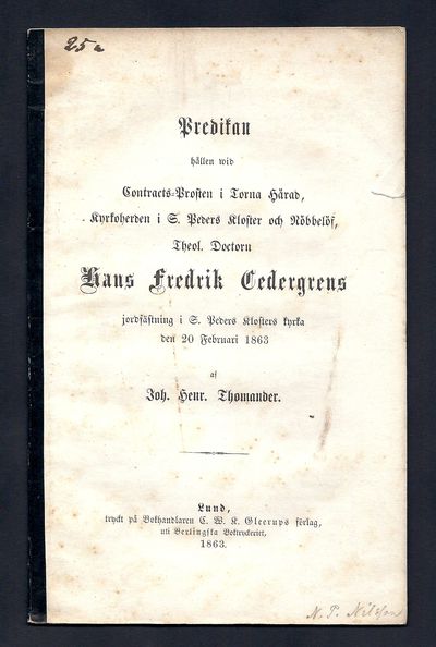 Predikan hållen wid contracts-prosten i Torna…