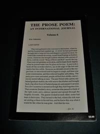 image of THE PROSE POEM: AN INTERNATIONAL JOURNAL VOLUME 6 /1997