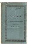Catalogue de la Collection Chinoise, en objets d’arts, d’industrie, de curiosités et d’ornemens, costumes, meubles, ustensiles, etc.; des Sculptures sur pierres dures et tendres, telles que jade, cristal de roche, améthyste, aventurine, agate, pierre de lard et autres; des Bronzes damasquinés en or et argent, des Bijoux, Coffrets et Vases en filigrane d’or et d’argent, des Ivoires, de la Vannerie, des Bambous travaillés, des Laques ou Vernis du Japon, des Porcelaines anciennes, richement garnies en bronze doré, etc., composant le Cabinet de M. F. Sallé, artiste et ancien négociant en Objets d’arts. La Vente s’en fera publiquement…le 11 avril 1826, et jours suivans…