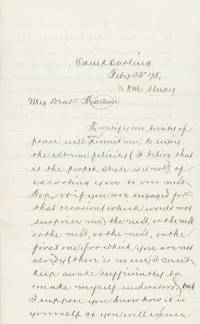 Two Letters from Soldiers Stationed at Camp Carling, Wyoming Territory, Inviting A Local Socialite Out for a Date