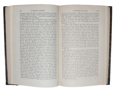 Om Arternas Uppkomst genom naturligt Urval eller de bäst utrustade rasernas Bestånd i Kampen för Tillvaron. Öfversättning från femte Originalupplagan af A.M. Selling.  - [FIRST SWEDISH TRANSLATION OF DARWIN'S ORIGIN OF SPECIES] (photo 3)