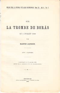 Sur la trombe de Borås le 3 juillet 1899. Avec 4 planches. Communiqué le 10 janvier 1900....