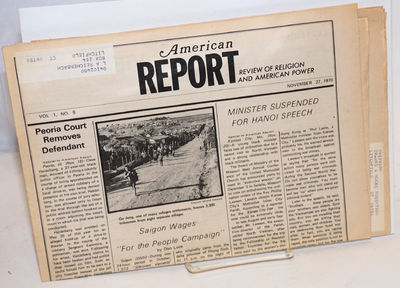 American Report: Review of religion and American power. [two issues]