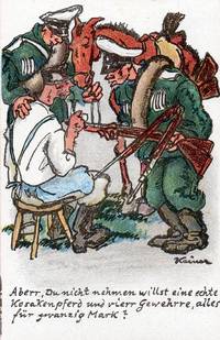 image of Vintage Artist Signed German Military Postcard