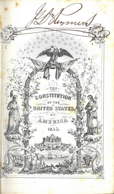 The constitution of the United States of America, with an alphabetical analysis ; the declaration of independence ; the prominent political acts of George Washington ; electoral votes for all the Presidents and Vice-Presidents ; the high authorities and cicvil officers of government. From March 4 1789 to March 3 1847 ; chronological narrative of the several states ; and other interesting matter ; with a descriptive account of the state papers, public documents, and othe sources of political and statistical information at the seat of government. Sixth edition. (photo 2)
