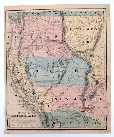 Map No. 10. United States [Oregon, California, Utah, New Mexico, Nebraska]