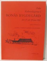 Från kulturdagarna i Bonäs bygdegård den 27 och…