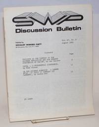 Discussion bulletin vol. 27, no. 8 (August 1969) by Socialist Workers Party - 1969 - from Bolerium Books Inc., ABAA/ILAB (SKU: 146477)