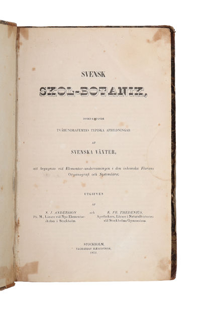 Svensk Skol-Botanik, innefattande 250 Typiska…
