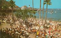 Bay Front, Crescent Avenue, Avalon Santa Catalina Island, California 1960s unused Postcard