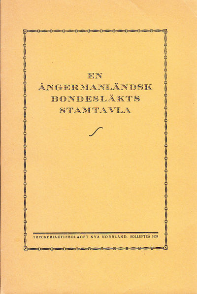 Släkten Wallin från Ullånger. Dess härstamning på…