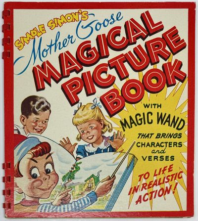 Simple Simon's Mother Goose Magical Picture Book with Magic Wand that brings Characters and Verses to Life in Realistic Action!