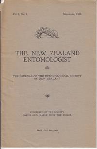 The New Zealand Entomologist. The Journal of the Entomological Society of New Zealand Inc. Vol....