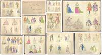 Modes et Costumes Historiques" -- Over Fifty (50) Historical Costume Designs from France, 1920