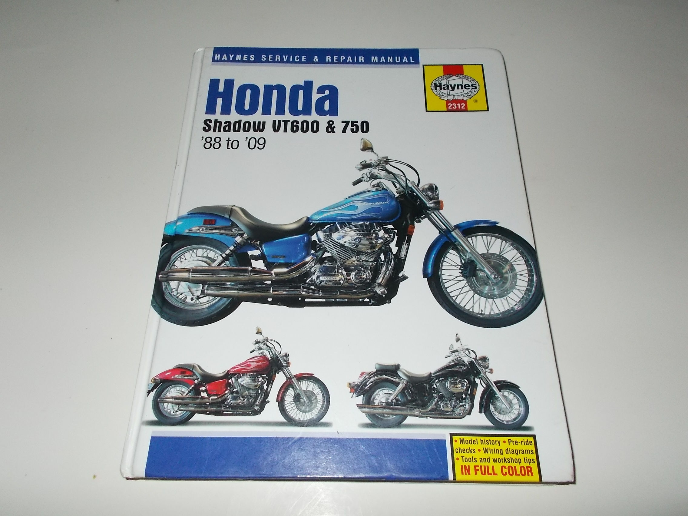 Honda Shadow VT600 &amp; 750 1988 to 2009 (Haynes Service &amp; Repair  Manual) by Mike Stubblefield -