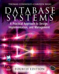 image of DataBase Systems: A Practical Approach to Design, Implementation and Management (4th Edition)