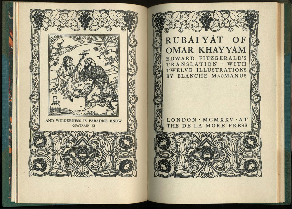 Rubaiyat of Omar Khayyam, English, and Persian - Persis