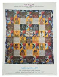 (Poster) Faith Ringgold: Twenty Years of Painting, Sculpture and Performance 1963-1983, April 8...
