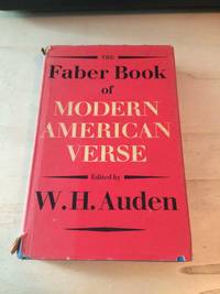 cover of The Faber Book of Modern American Verse
