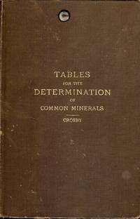 TABLES FOR THE DETERMINATION OF COMMON MINERALS