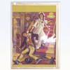 Poster: Wife with lamp in left hand dragging drunken Paddy up the stairs