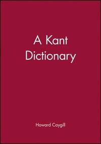 Kant Dictionary