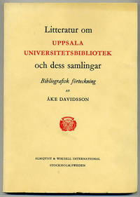 Litteratur om Uppsala universitetsbibliotek och…