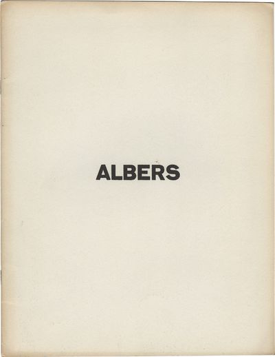 Josef Albers (First Edition)