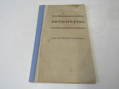 Anticipation: Containing the Substance of His M....Y's Most Gracious Speech