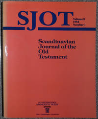 SJOT: Scandinavian Journal of the Old Testament Volume 8 1994 Number 1 de editor - 1994