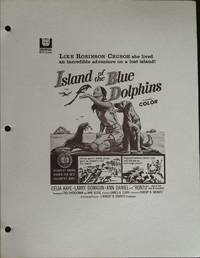 Island of the Blue Dolphins Campaign Sheet 1964 Celia Kaye, Larry Domasin