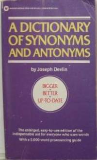 image of A Dictionary of Synonyms and Antonyms