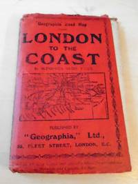 Geographia&quot; Road Map from London to the Coast by Alexander Gross - 1923