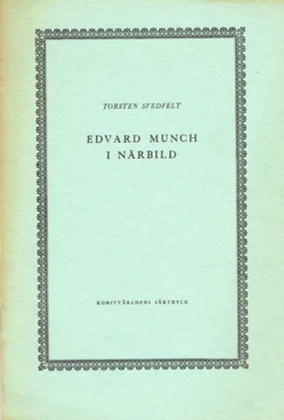Edvard Munch i närbild.